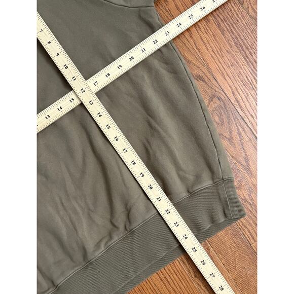 Teddy Fresh Olive Green Unisex Pullover Sweatshirt- Long Sleeve Size Medium- EUC - Picture 4 of 4
